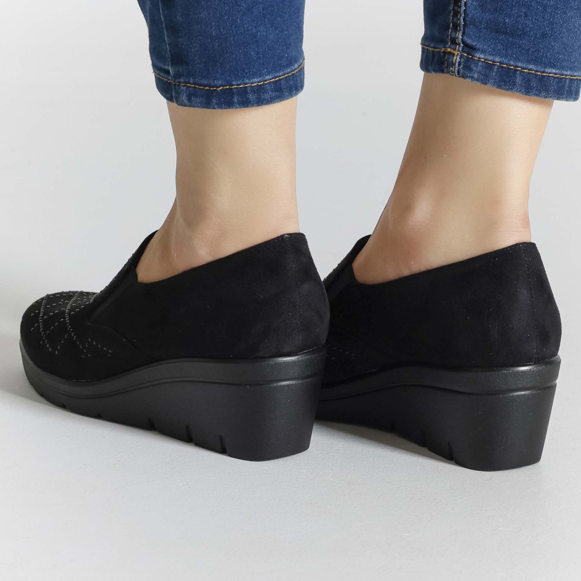 Flora - Mocassino Comodo con zeppa