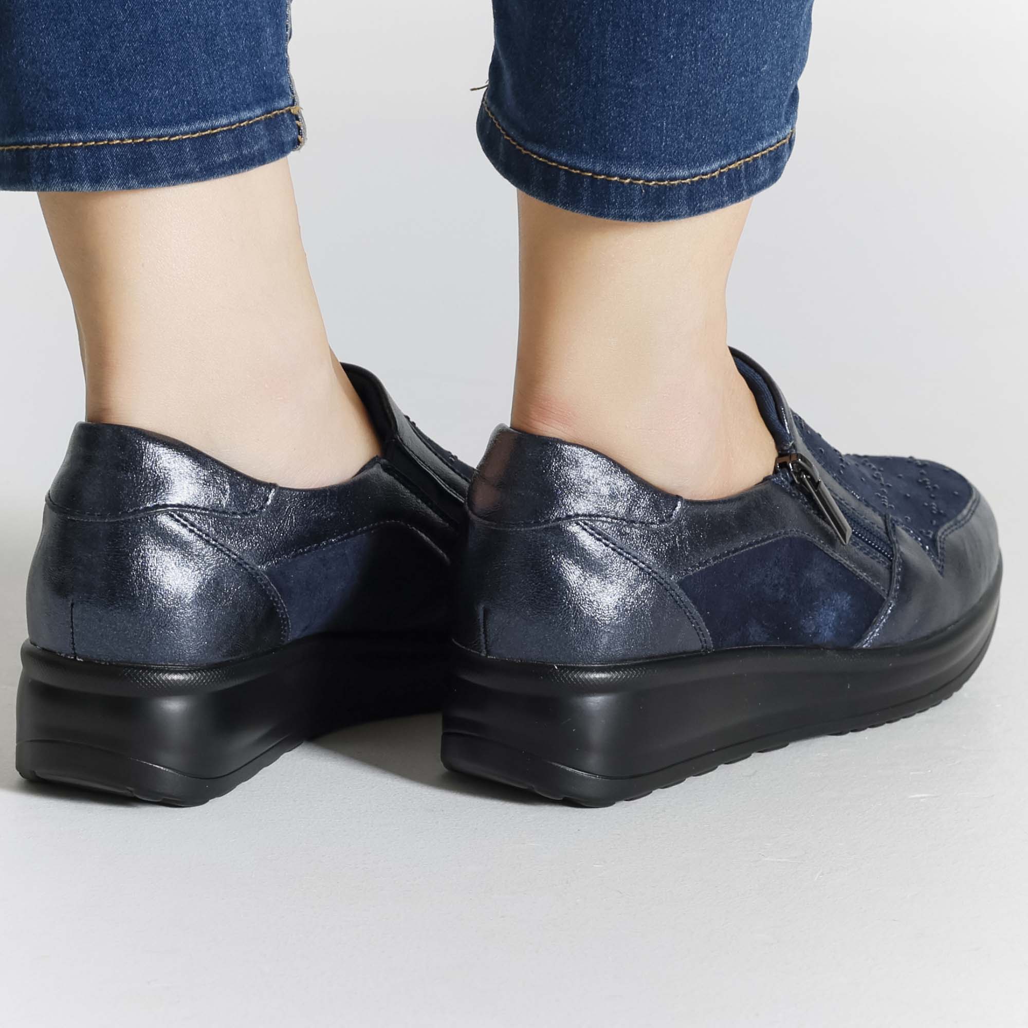 Gaia - Mocassino Comodo con zip