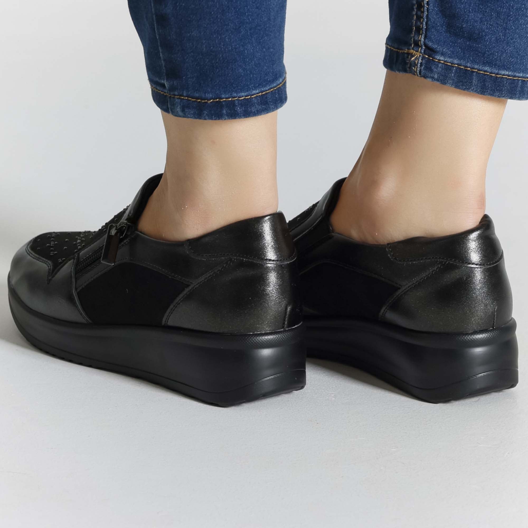 Gaia - Mocassino Comodo con zip