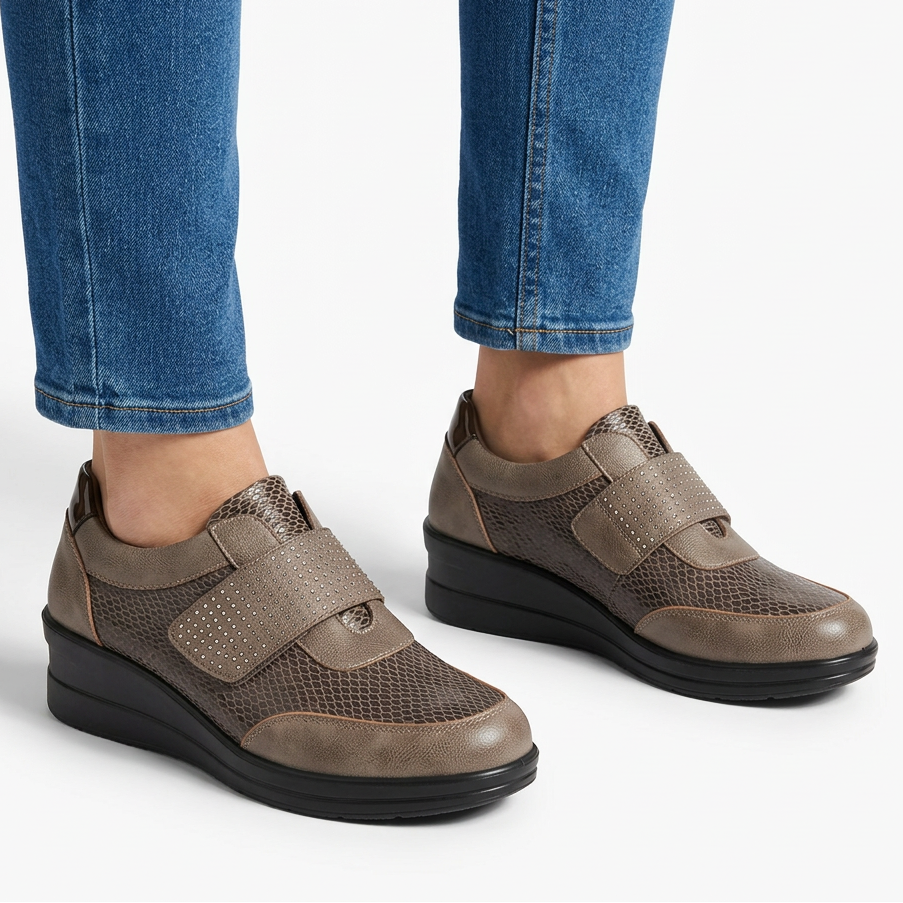 Giulia - Mocassino comodo donna a strappo Anti-shock