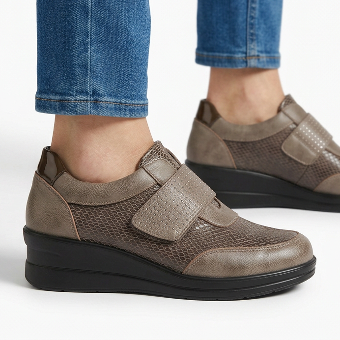 Giulia - Mocassino comodo donna a strappo Anti-shock