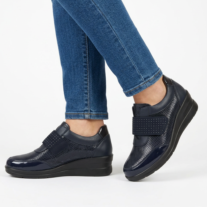 Giulia - Mocassino comodo donna a strappo Anti-shock
