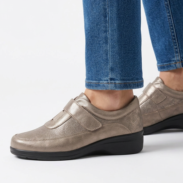 Iolanda - Mocassino anti-shock a strappo