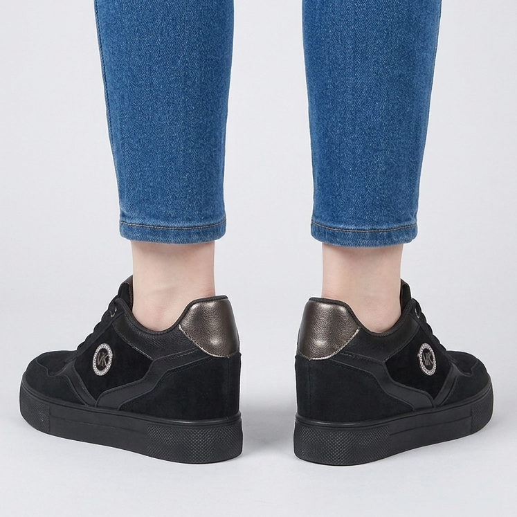 Jolie - Sneakers comoda donna con zeppa