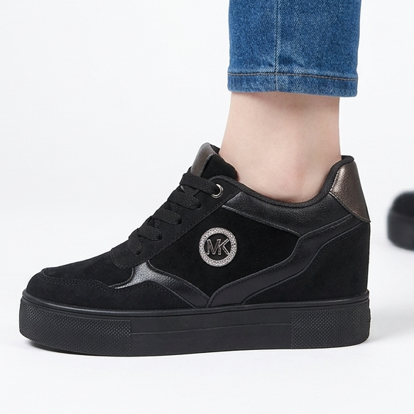 Jolie - Sneakers comoda donna con zeppa