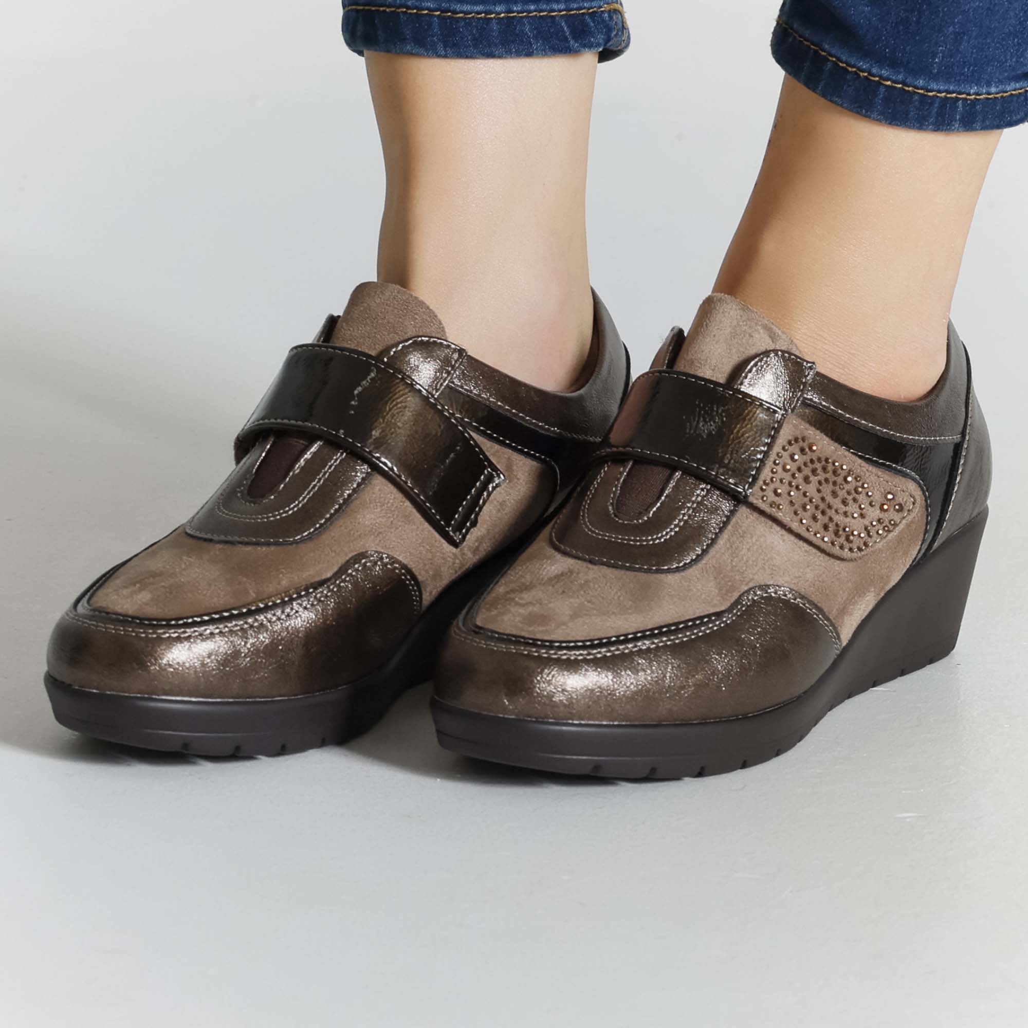 Katia - Sneaker Comfort con zeppa