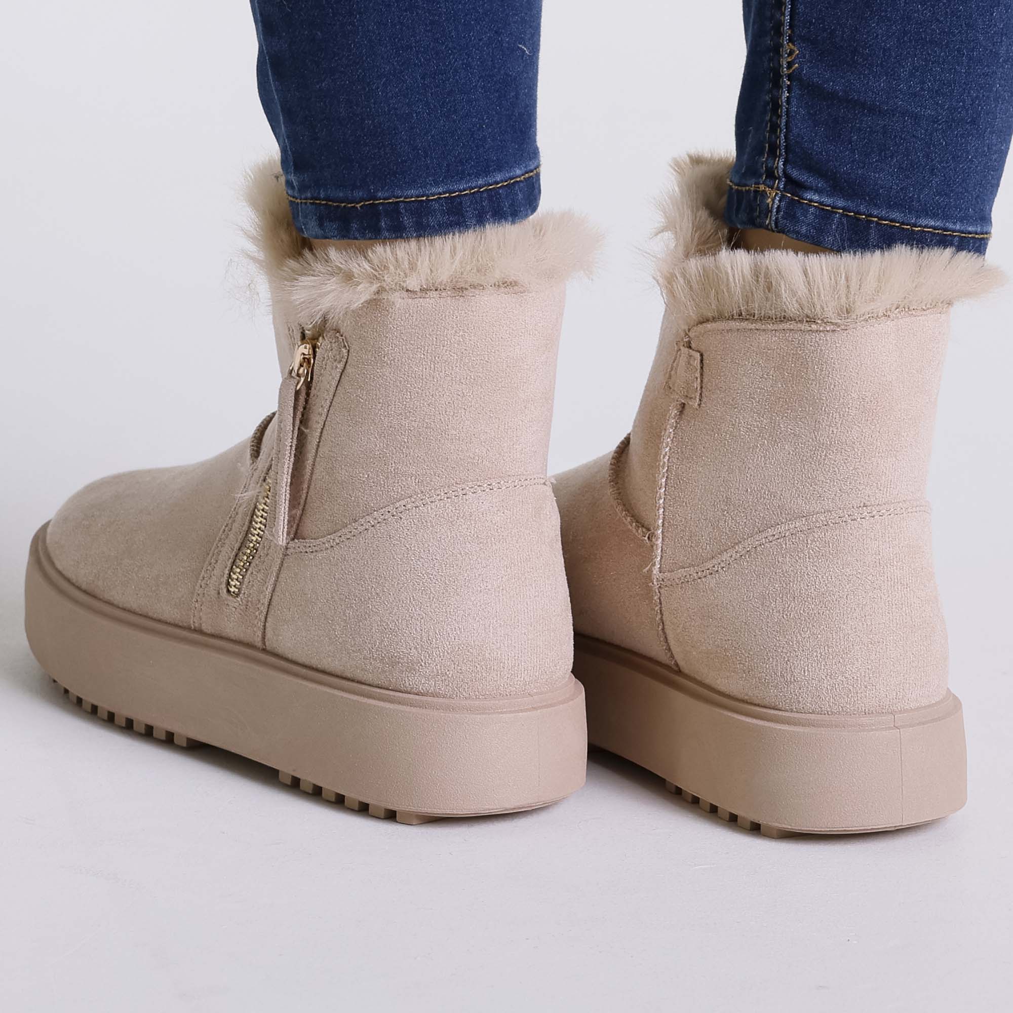 Letizia - Stivaletti Pelliccia Donna