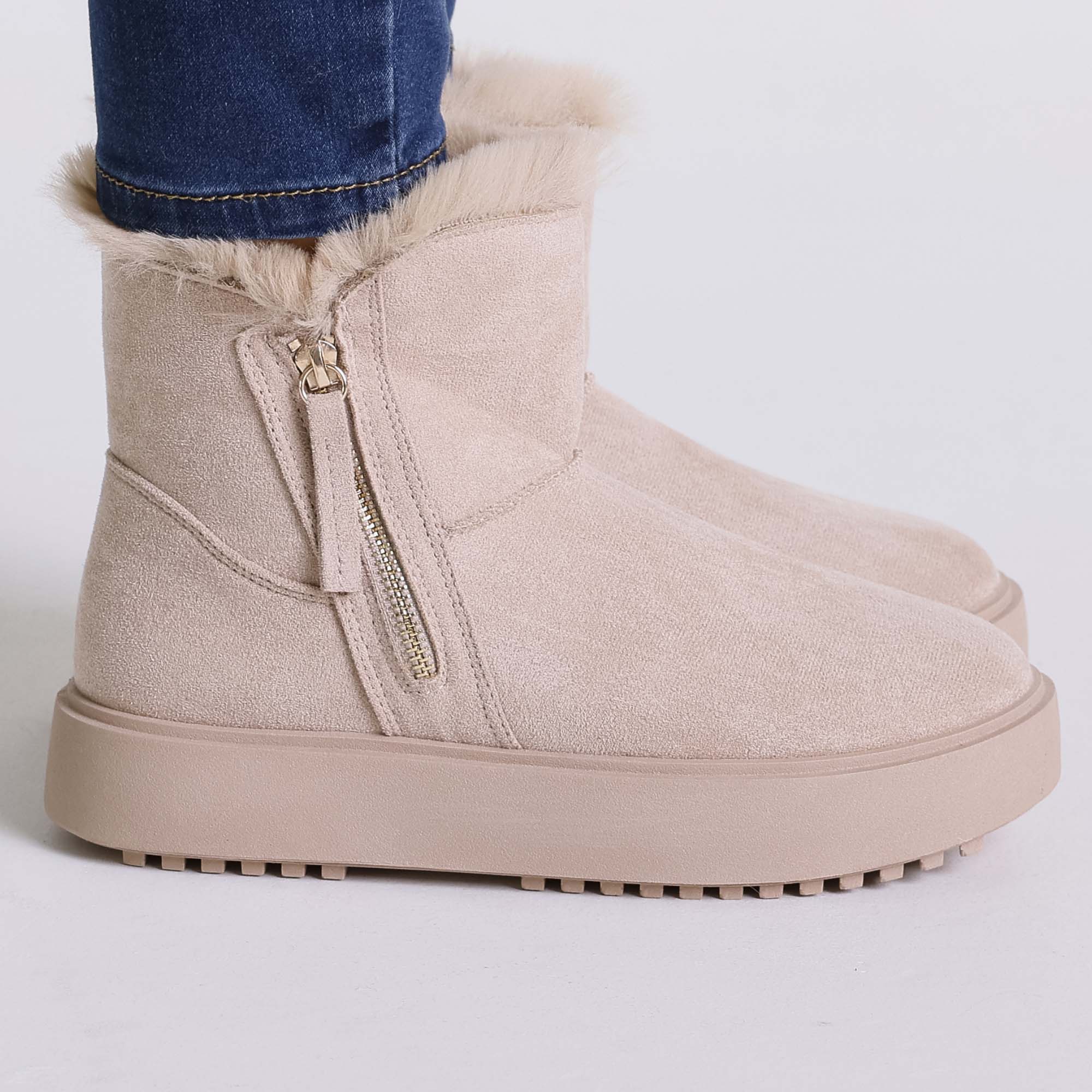 Letizia - Stivaletti Pelliccia Donna