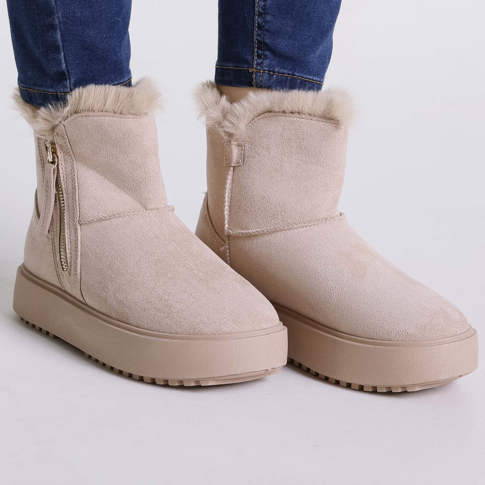 Letizia - Stivaletti Pelliccia Donna