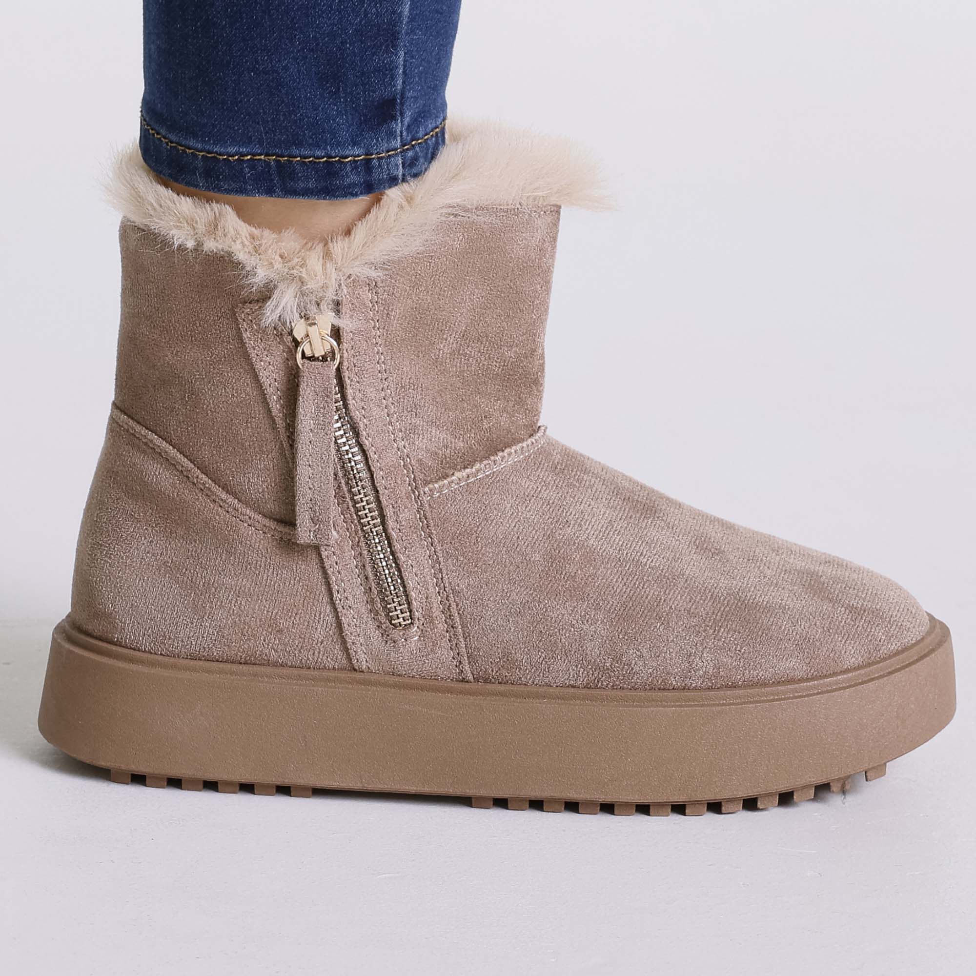 Letizia - Stivaletti Pelliccia Donna