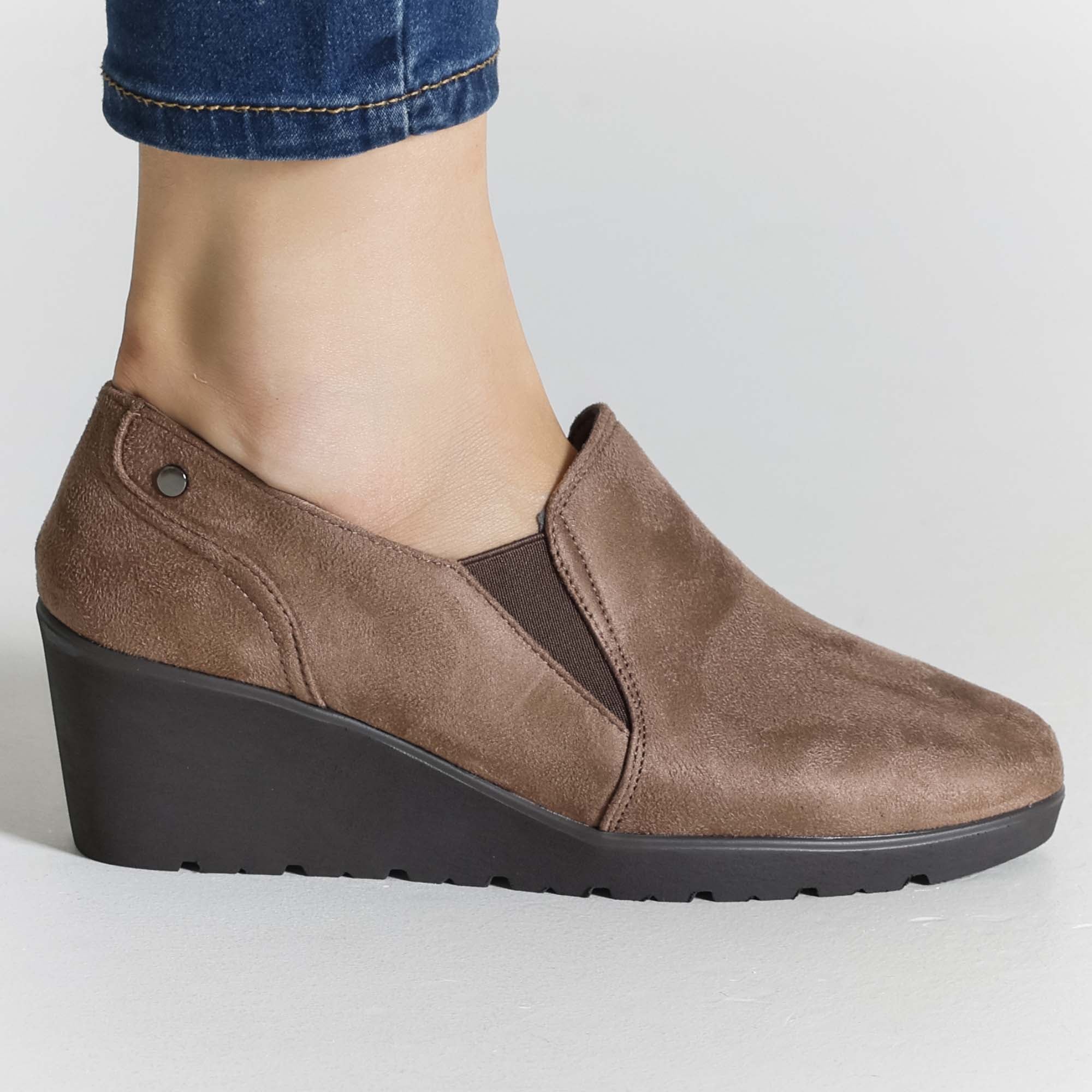 Livia - Mocassino Comfort con zeppa