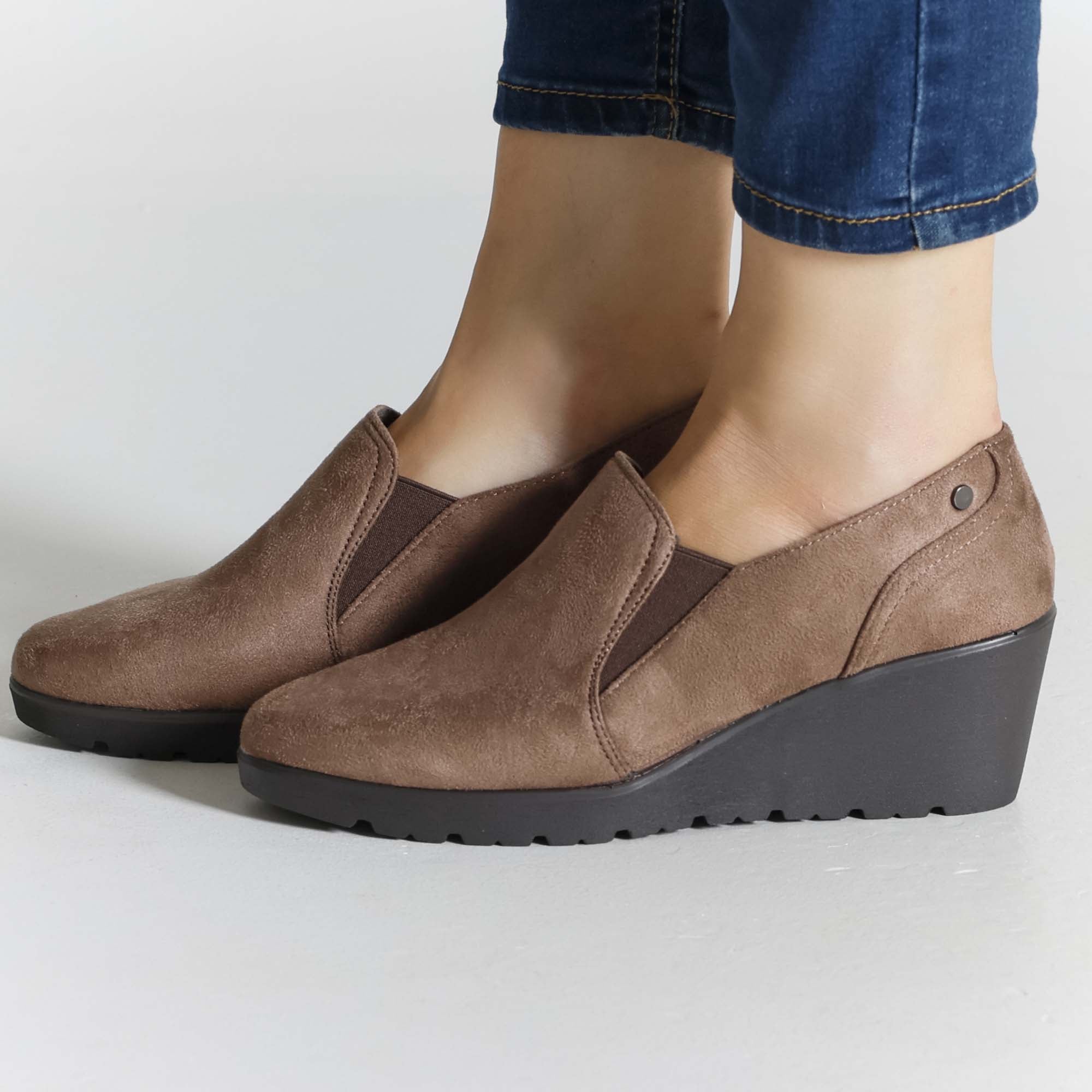 Livia - Mocassino Comfort con zeppa