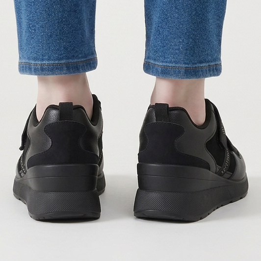 Nayla - Sneakers comfort elastico donna con strappo