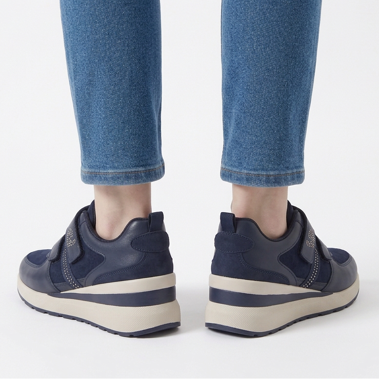 Nayla - Sneakers comfort elastico donna con strappo