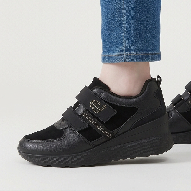 Nayla - Sneakers comfort elastico donna con strappo