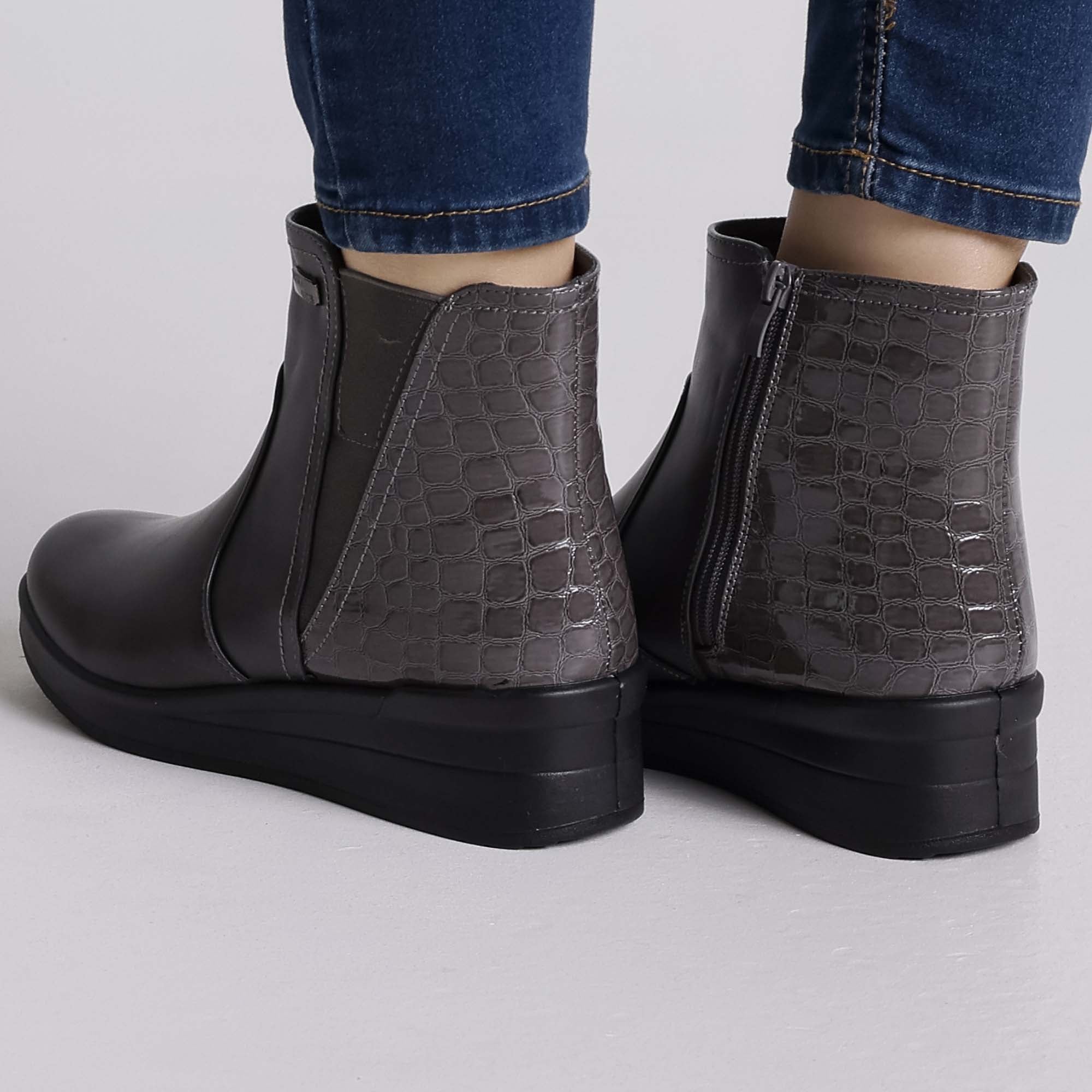 Gloria - Stivaletto comodo con zip