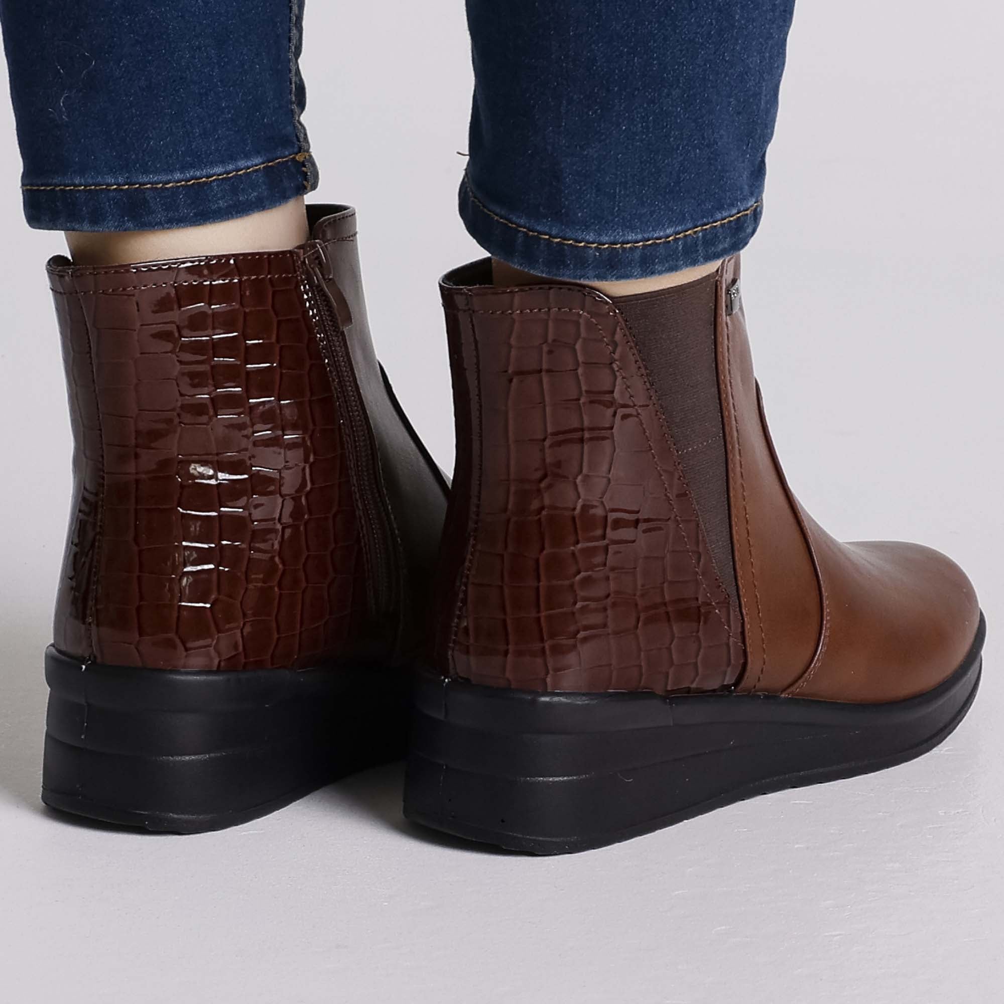 Gloria - Stivaletto comodo con zip