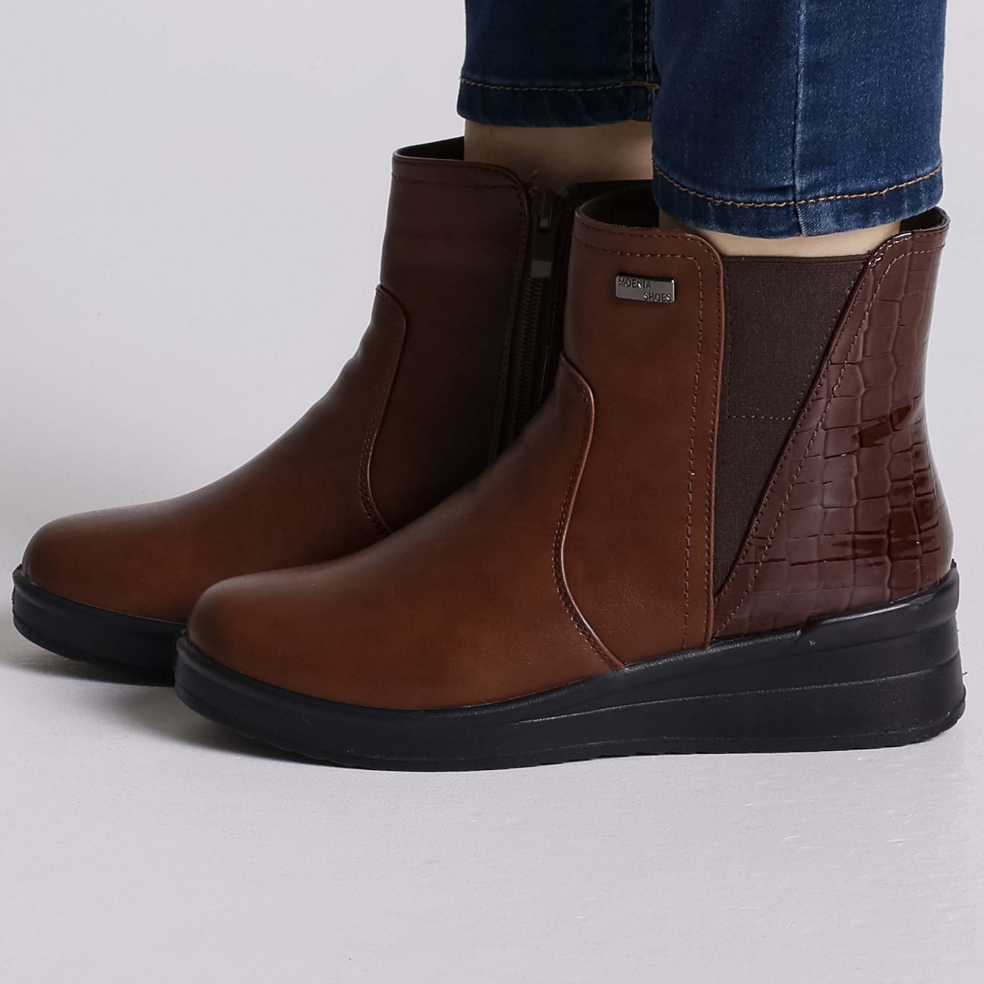 Gloria - Stivaletto comodo con zip