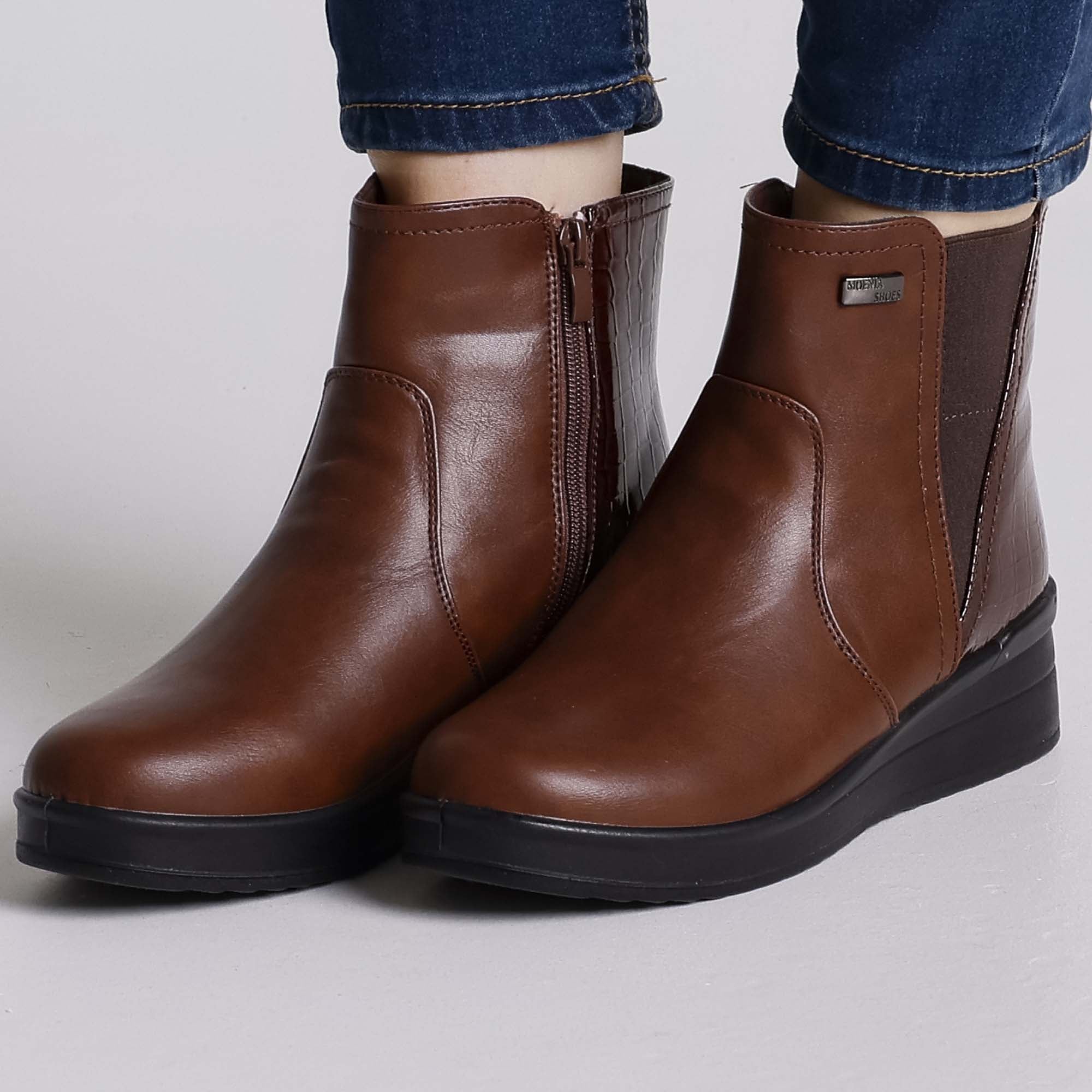 Gloria - Stivaletto comodo con zip