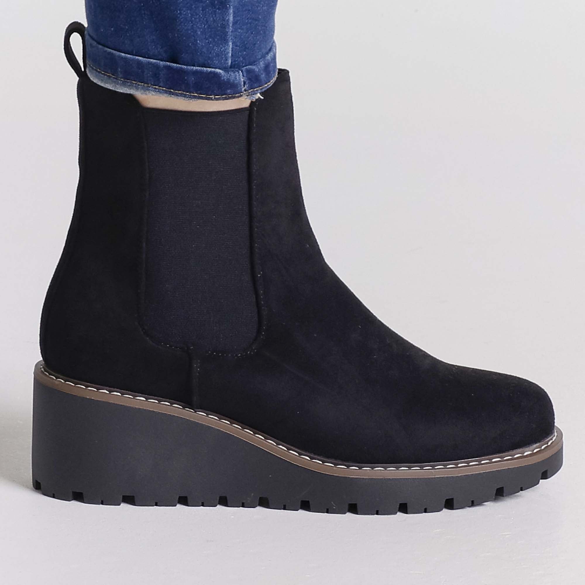 Petra - Stivaletto Comodo con zeppa