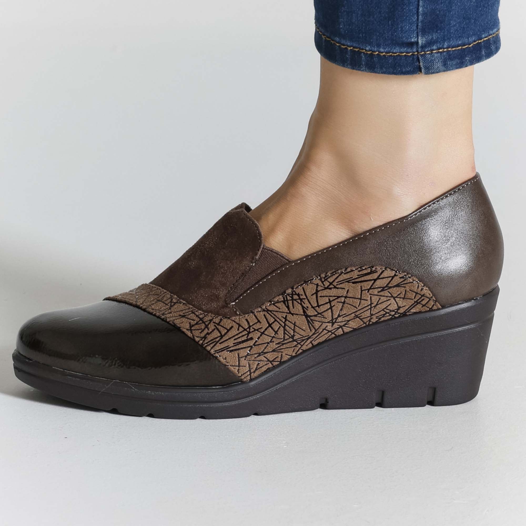 Sabina - Mocassino Comodo con zeppa