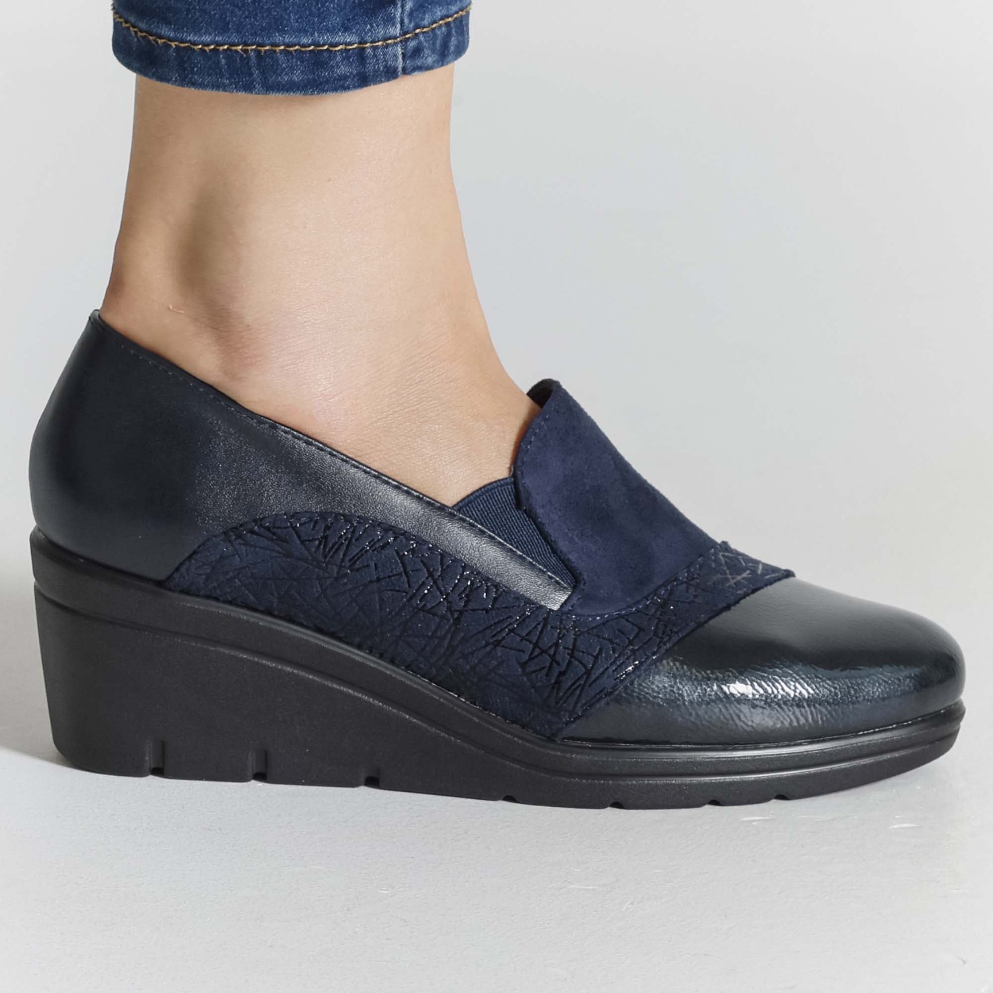 Sabina - Mocassino Comodo con zeppa