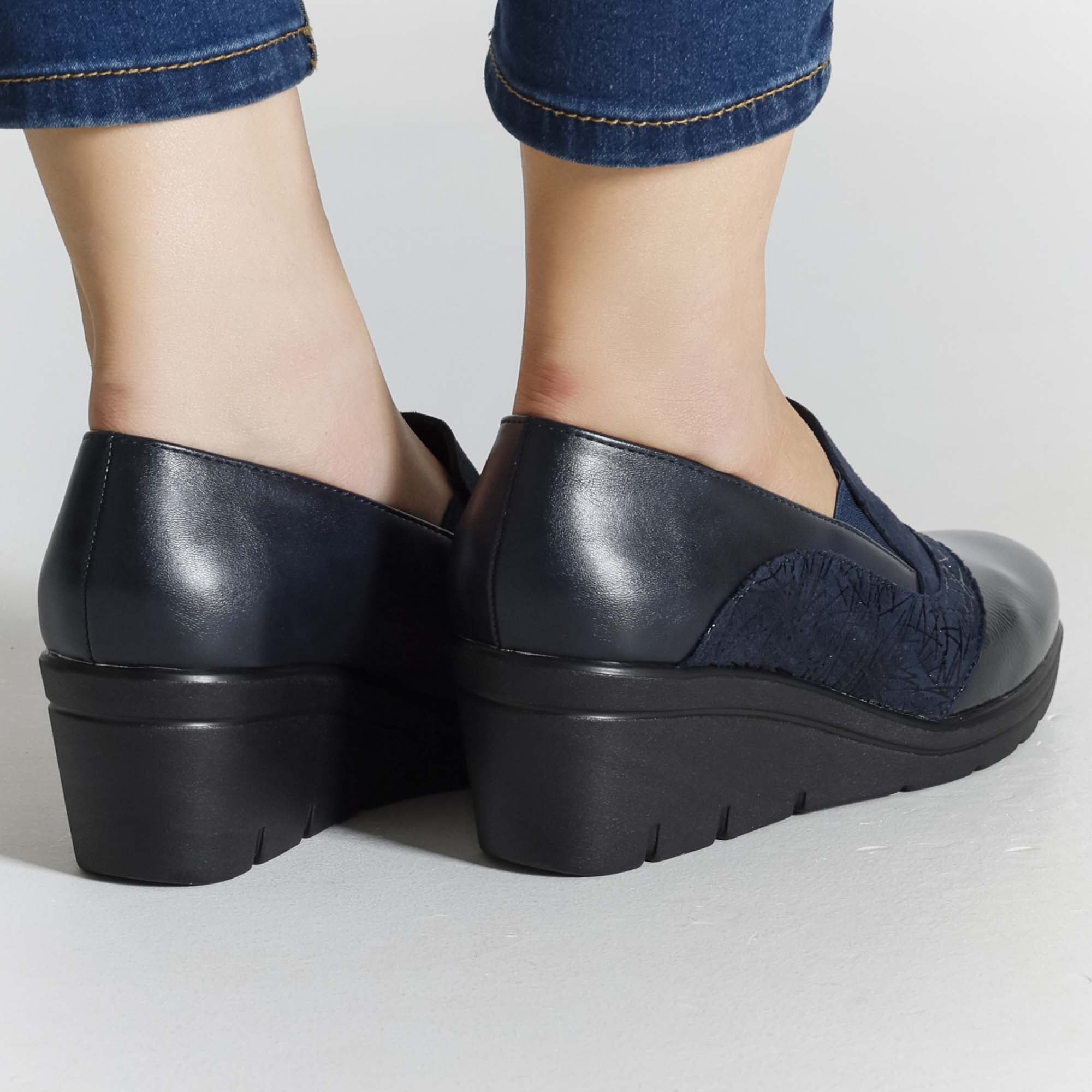 Sabina - Mocassino Comodo con zeppa