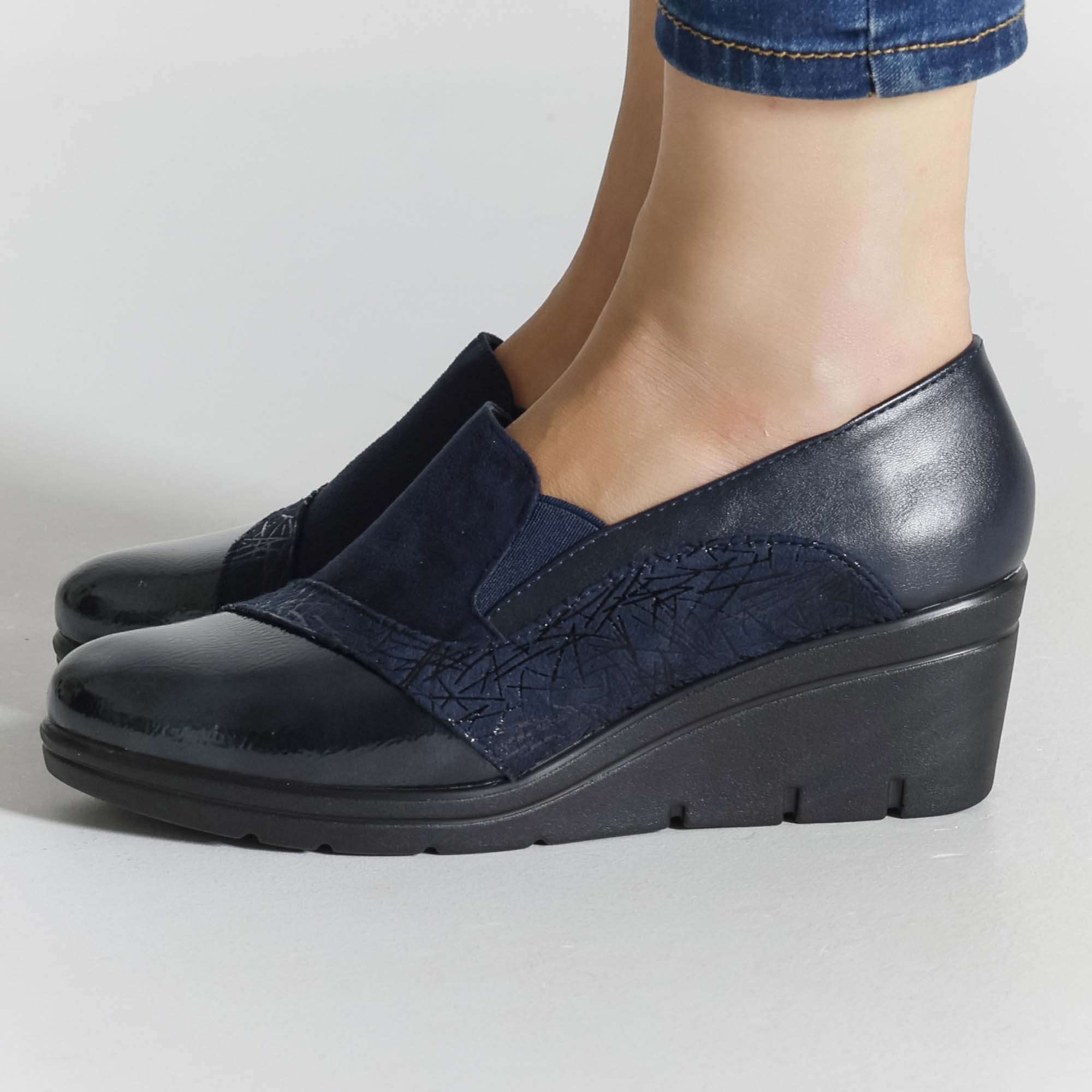 Sabina - Mocassino Comodo con zeppa