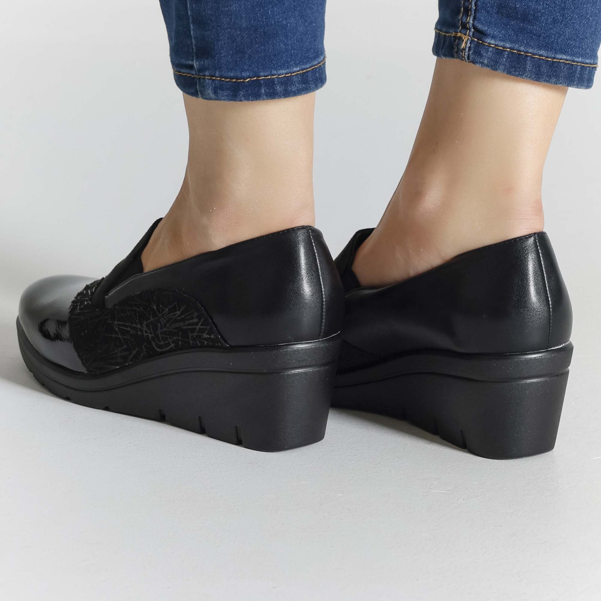 Sabina - Mocassino Comodo con zeppa