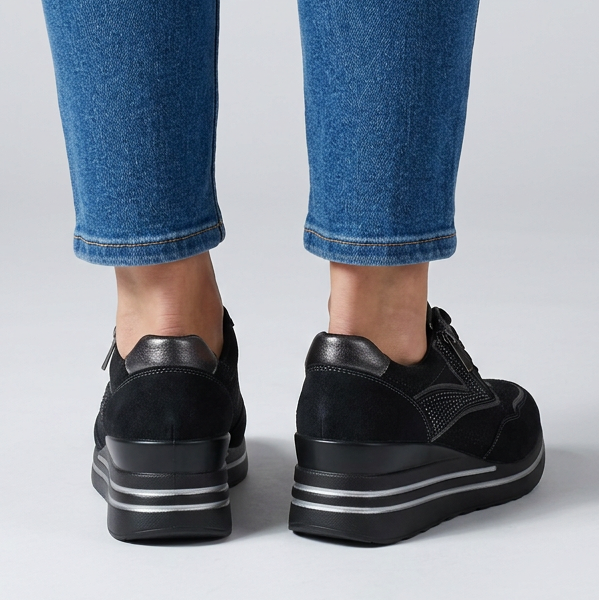 Tosca - Sneakers comoda donna con zeppa
