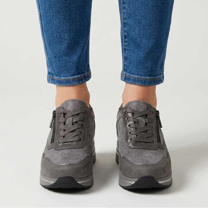 Tosca - Sneakers comoda donna con zeppa