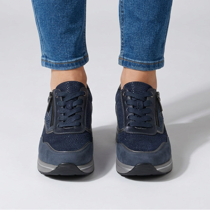 Tosca - Sneakers comoda donna con zeppa