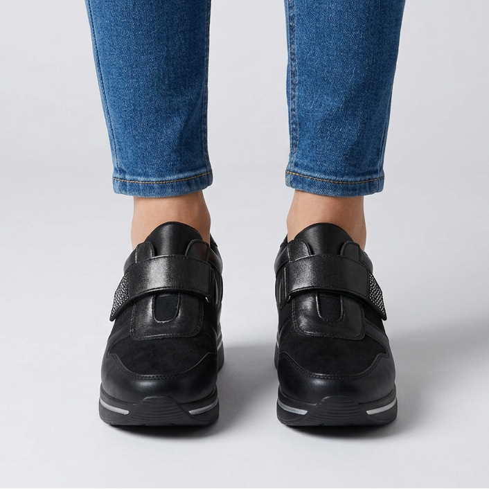 Zelinda - Sneakers comoda donna con zeppa