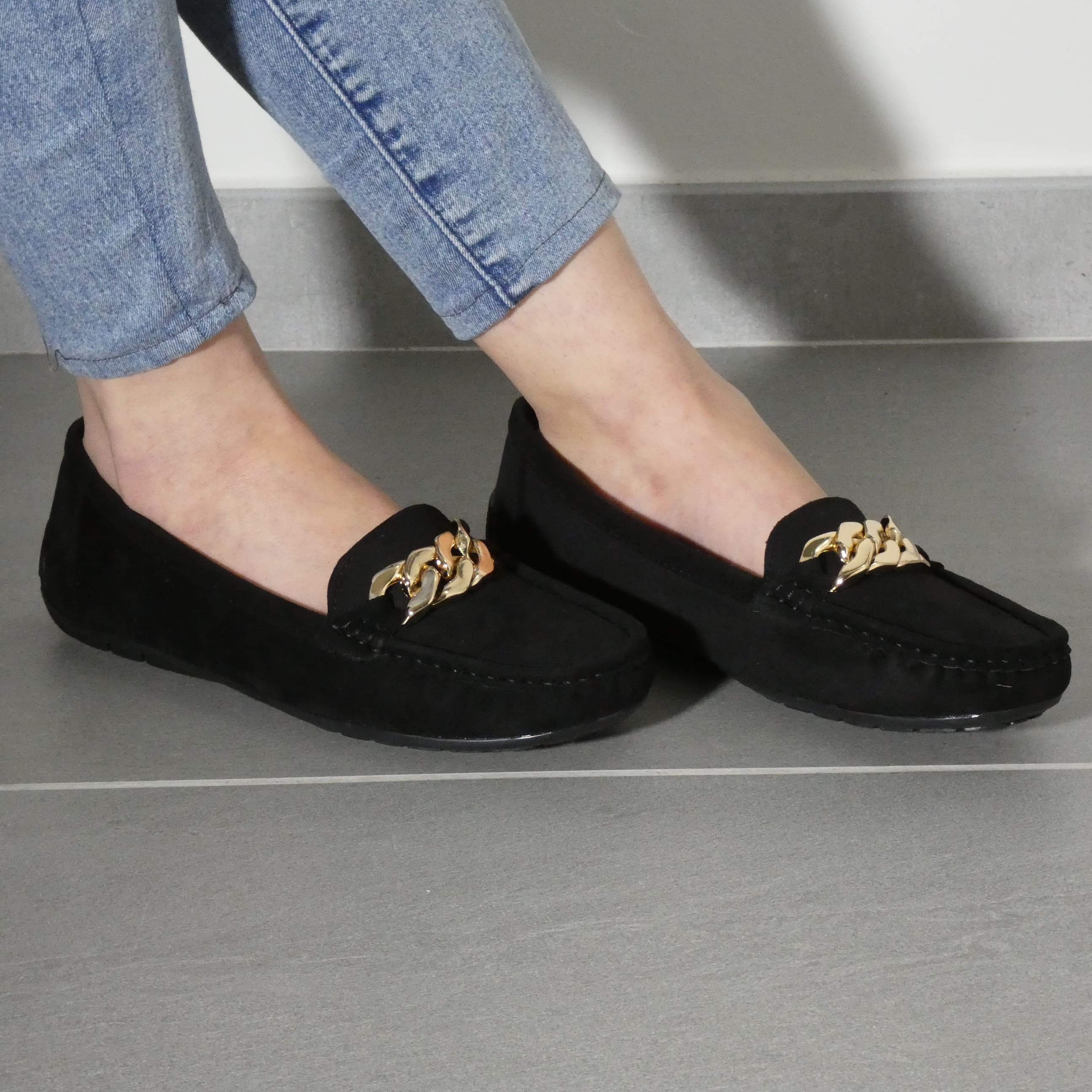 Maria - Mocassino Donna Scamosciato e MEMORY