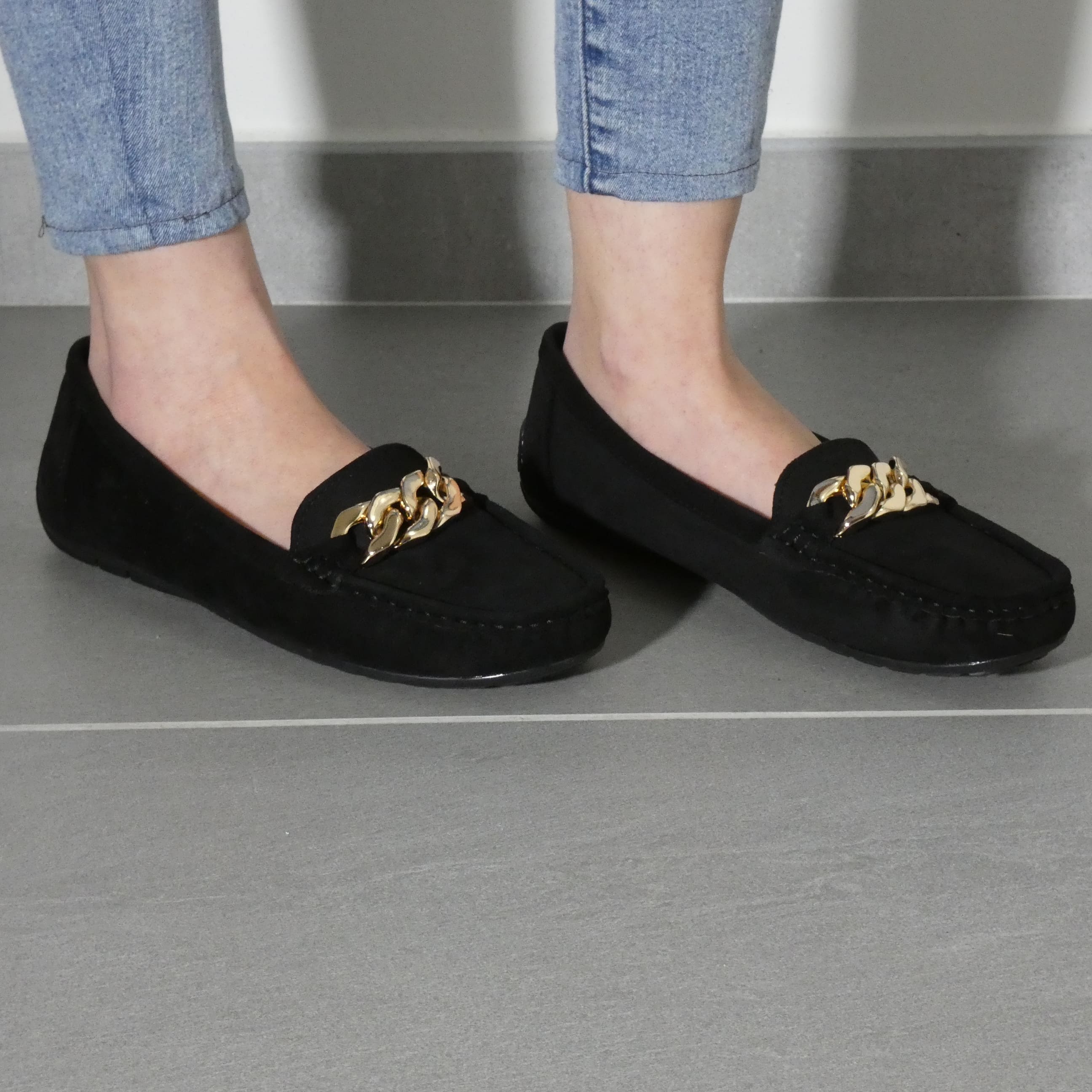 Maria - Mocassino Donna Scamosciato e MEMORY