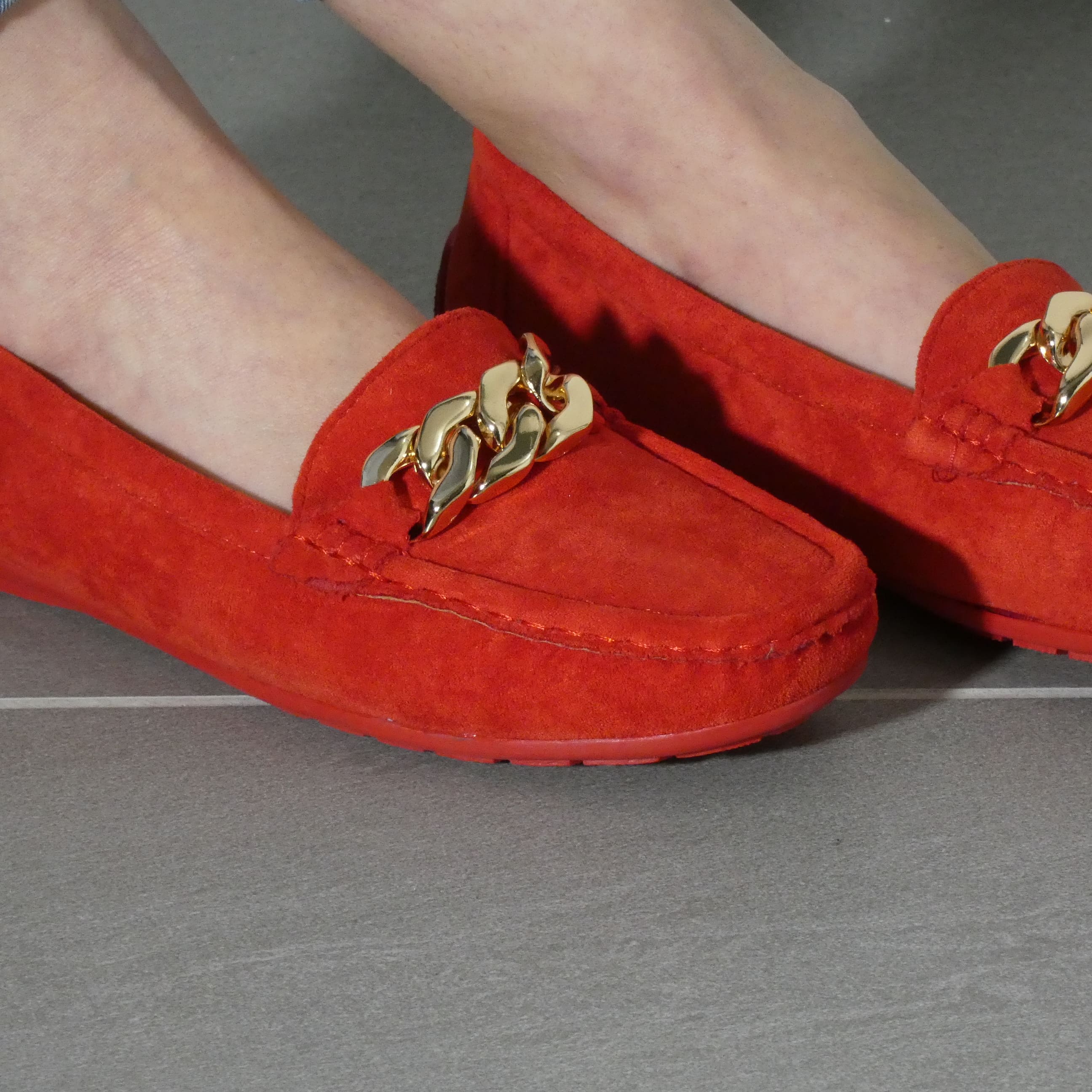 Maria - Mocassino Donna Scamosciato e MEMORY